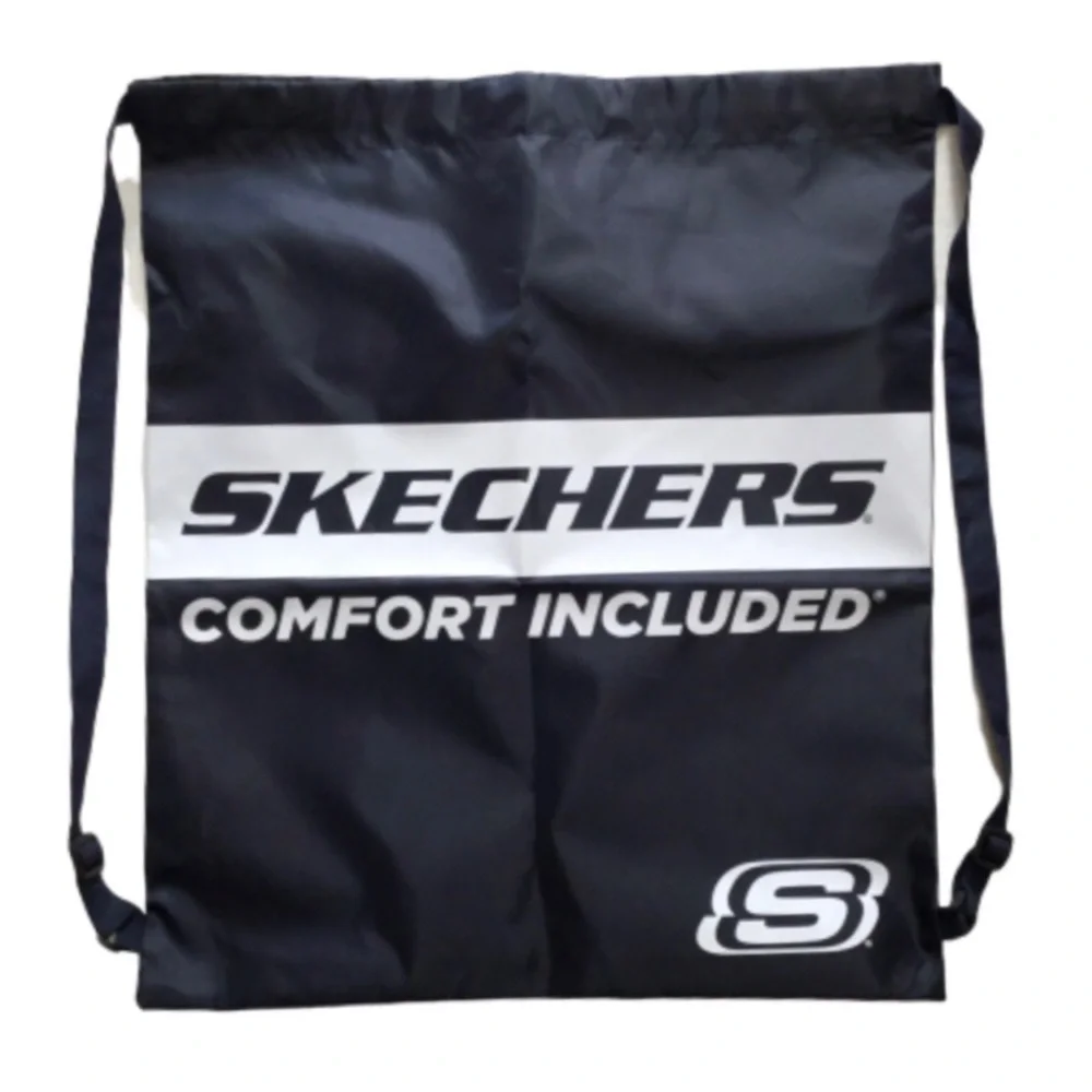 Skechers Drawstring Cinch Sack Blue and White Logo NWOT